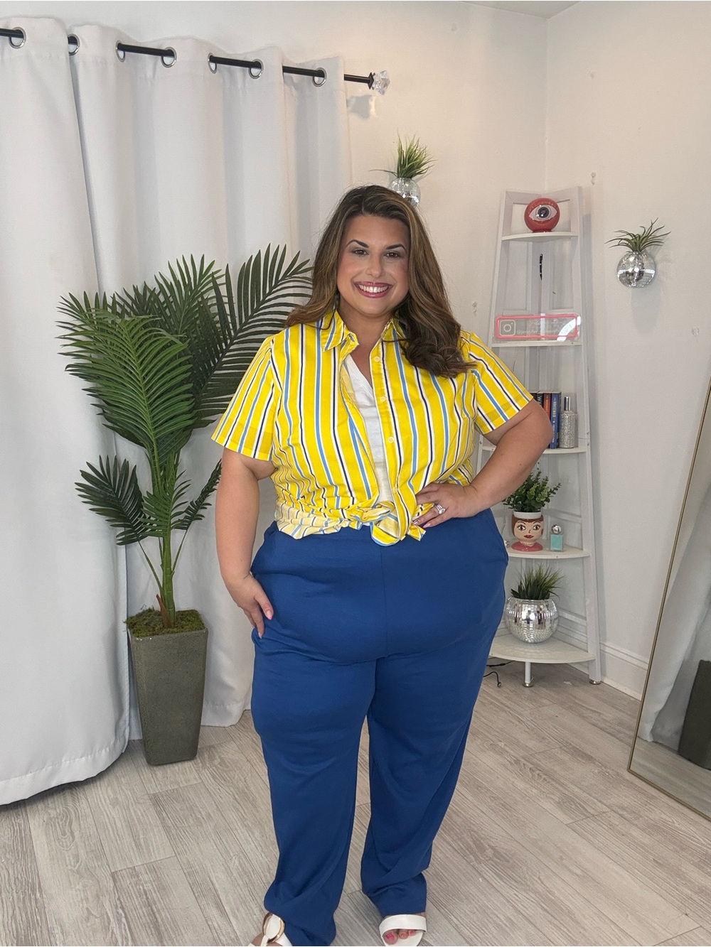 Plus 7-Day Stretch Elastic Waist Knit Pant
